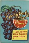 VARIOUS ARTISTS. [WINE.] Group of 4 posters. Circa 1946. Each approximately 18x12 inches, 45x30 cm. Kelly-Read & Co., Rochester, NY.